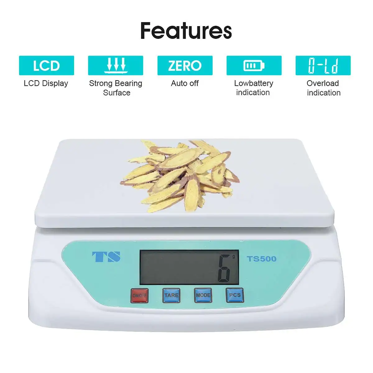 

Kitchen Digital electronic scales Weighing Grams 30kg / 1g LCD Display Home Electronic Food Balance Weight scales