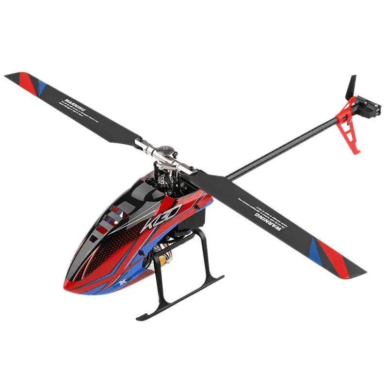 

For Weili K130 RC Helicopter Six - Way Single - Blade Without Aileron Aircraft Model Remote Helicopter Toy For Children Boy Gift