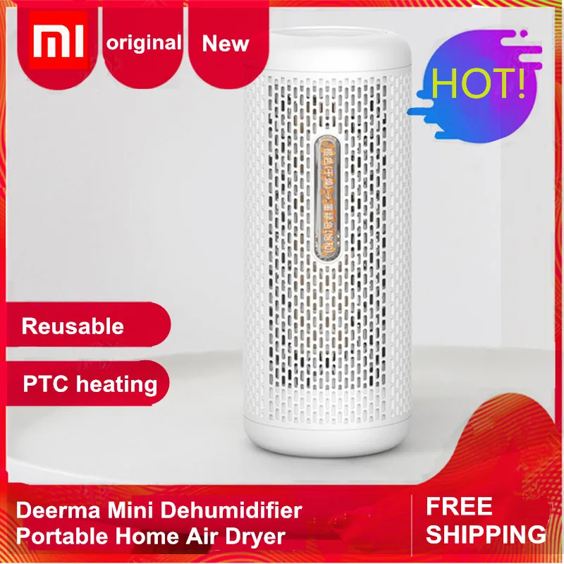 

2019 Xiaomi Deerma Mini Portable Dehumidifier Home Air Dryer Ceramic PTC Heater Reusable Humidity Absorber From Xiaomi Youpin