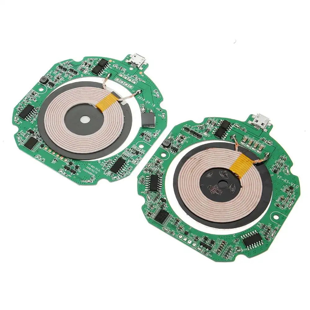 

Bakeey 10W 7.5W 5W DIY Qi Wireless Charger PCBA Circuit Board With LED Indicator Wireless Charging DIY For iPhone XS for samsung