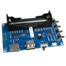 В продаже PAM8403 Bluetooth 4,0 Мощность Плата усилителя 5V 2 канала Динамик стерео усилитель USB 18650 Батарея Мощность для аудио