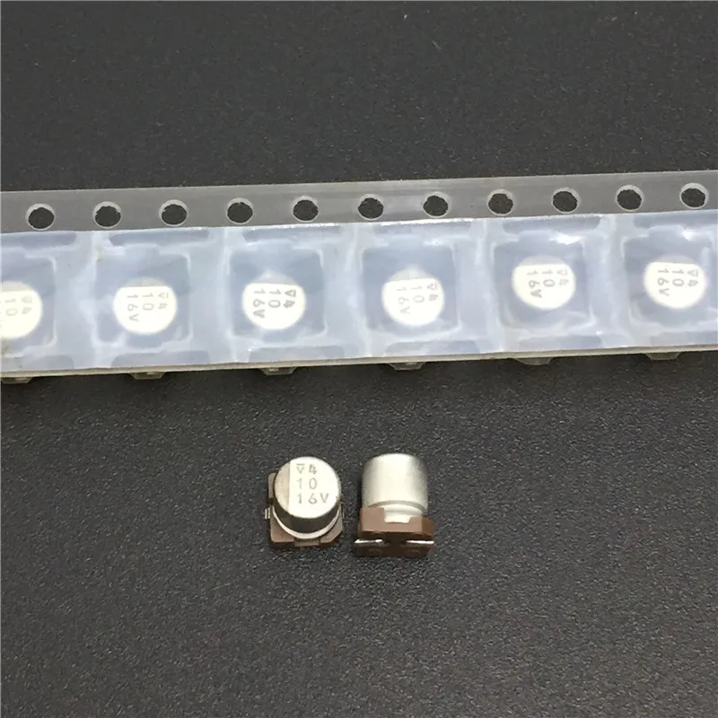 10 шт/100 шт 10уф 16В NICHICON WX серия 4х5.4 мм 16в10уф чип Типа SMD алюминиевый