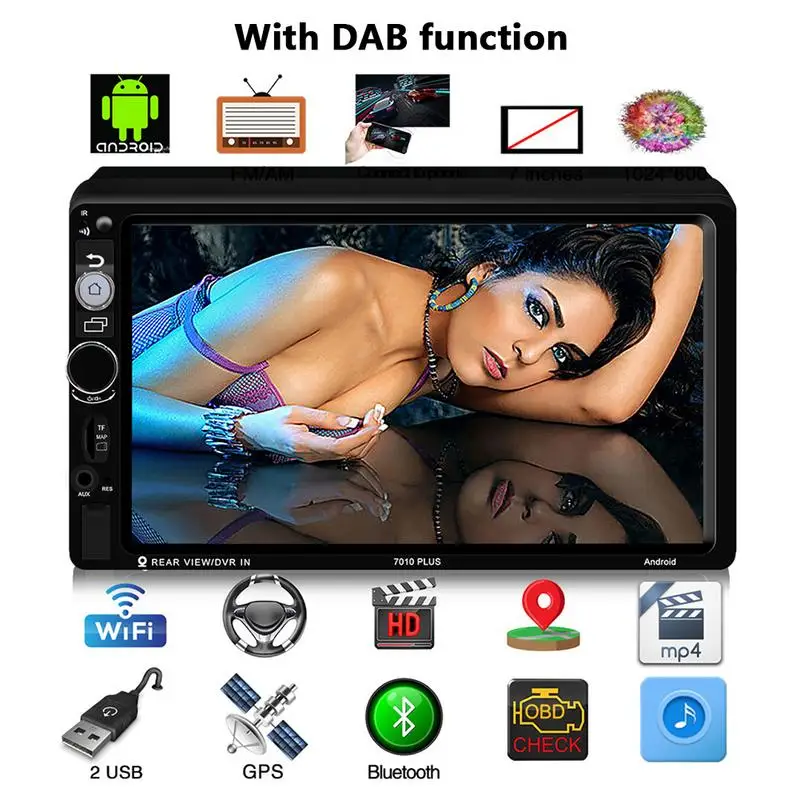 

Car MP5 Player HD Smart Bluetooth Radio Multimedia Player Android 7 Inch MP4 And MP3 Capacitive Screen Universal Navigator