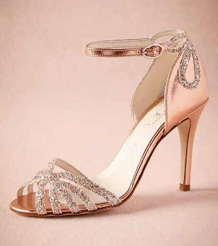 

Carole Levy 2019 April Fashion Bling Bling Woman Summer Shoes Hollow Design Open Toe Elegant Stilettos Lucky Wedding Pumps