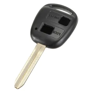

2 Buttons Remote Key Case Shell Fob Cover For TOYOTA Prado Camry Corolla Rav4 For Echo Kluger Avalon