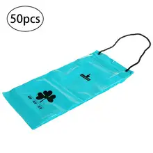 VORCOOL 50 шт. автомобильный мешок для мусора портативное сиденье задний мусорный пакет с ручками сумки одноразовые автомобильные Органайзер сумки для хранения