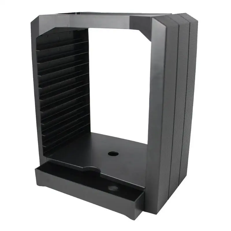 

Disk Storage Tower For Games & Blu Ray Discs Storage Tower Holder 10 Game Disks Organizer for Xbox One/PS4