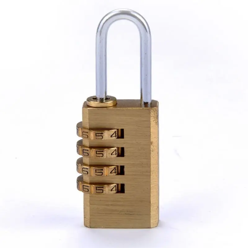 

1pcs Mini 4 Digits Number Password Code Lock Combination Padlock Resettable