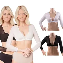 Г. пикантные для женщин V средства ухода за кожей Шеи прозрачный укороченный топ бесшовные Arm Shaper короткие укороченные пупок