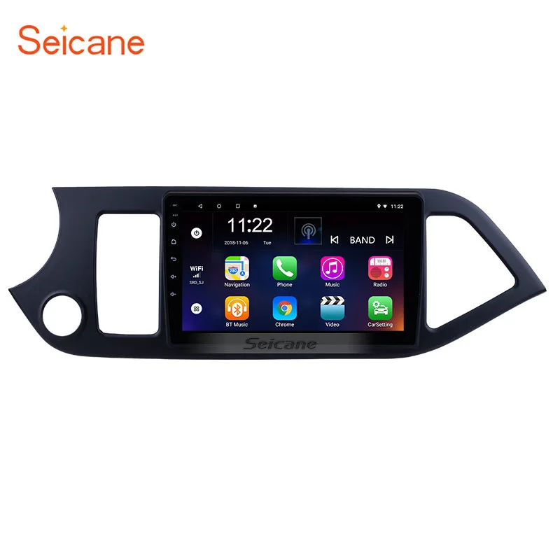 Seicane 9 дюймов Android 8 1/7 1 GPS автомобильное радио для 2011 2014 KIA PICANTO Morning HD 1024*600 сенсорный
