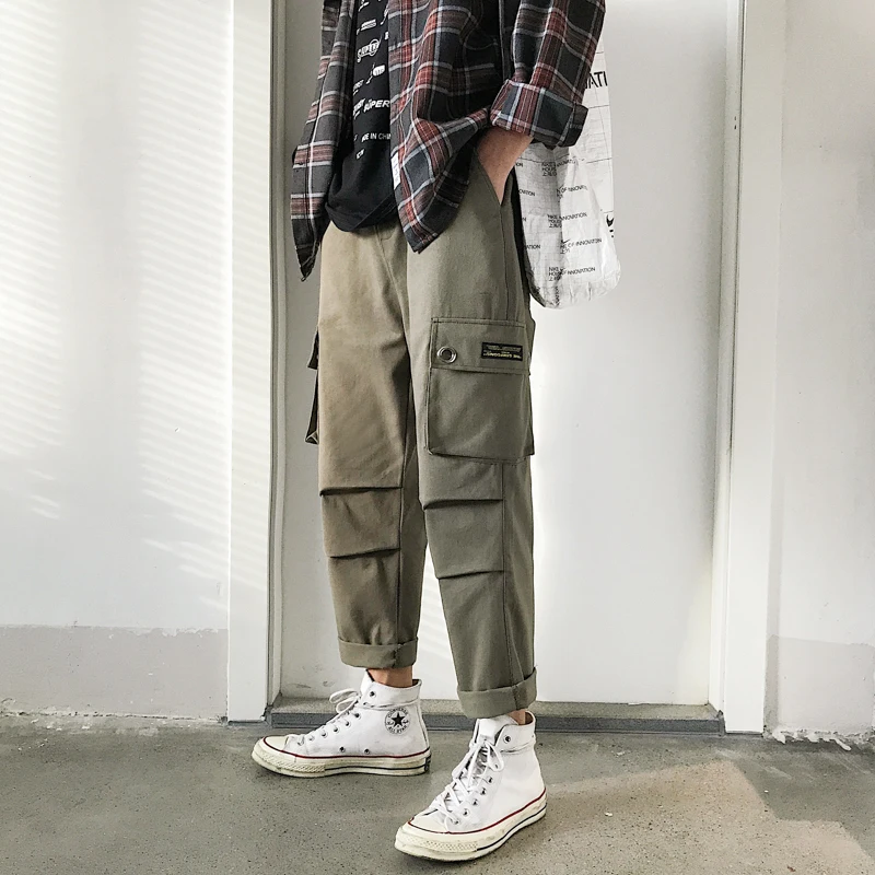 

2019 Men's Printing Harem Fashion Active Elastic Cotton Casual Pants Hip Hop Style Trousers Joggers Sweatpants Big Size M-5XL