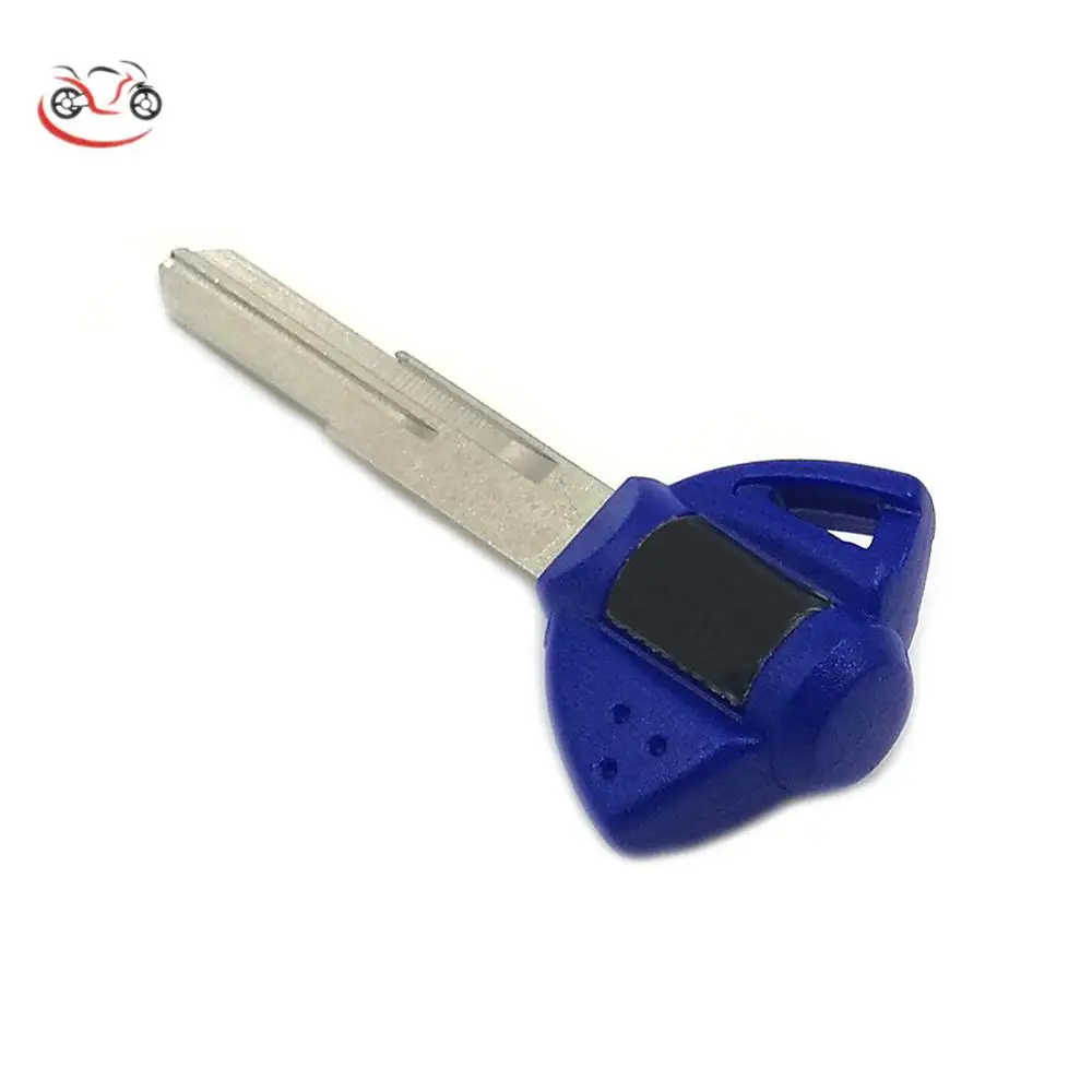 Motorcycle Blank Key Uncut Blade Keys For Suzuki GSXR600 GSXR750 GSXR1000 GSX600F GSX700F TL1000 Hayabusa Black / Red / Blue motorcycle keys motorcycle key accessories