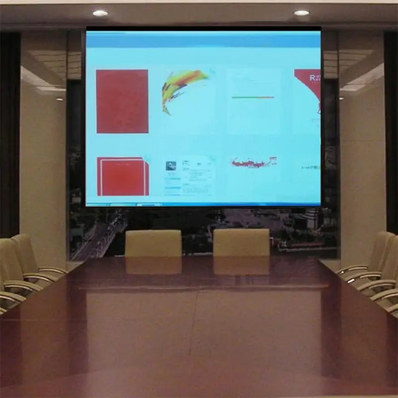 

100" Portable Projector Screen 16:9 4:3 Conference Presentation HD Projection Rectangular Widescreen