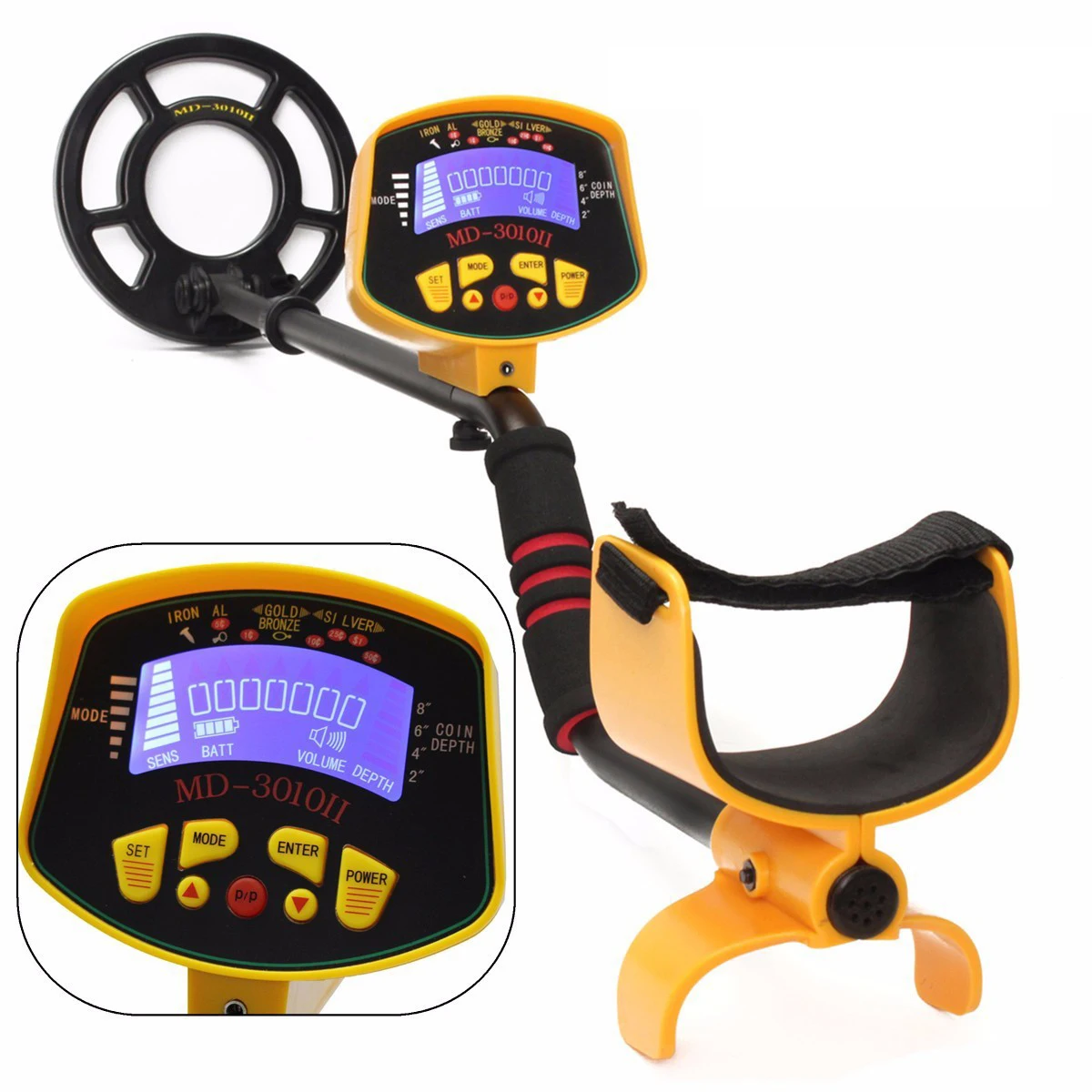 

Underground Industrial Metal Detector MD-3010II Metal-detector High Sensitivity LCD Display Treasure Gold Hunter Finder Scanner