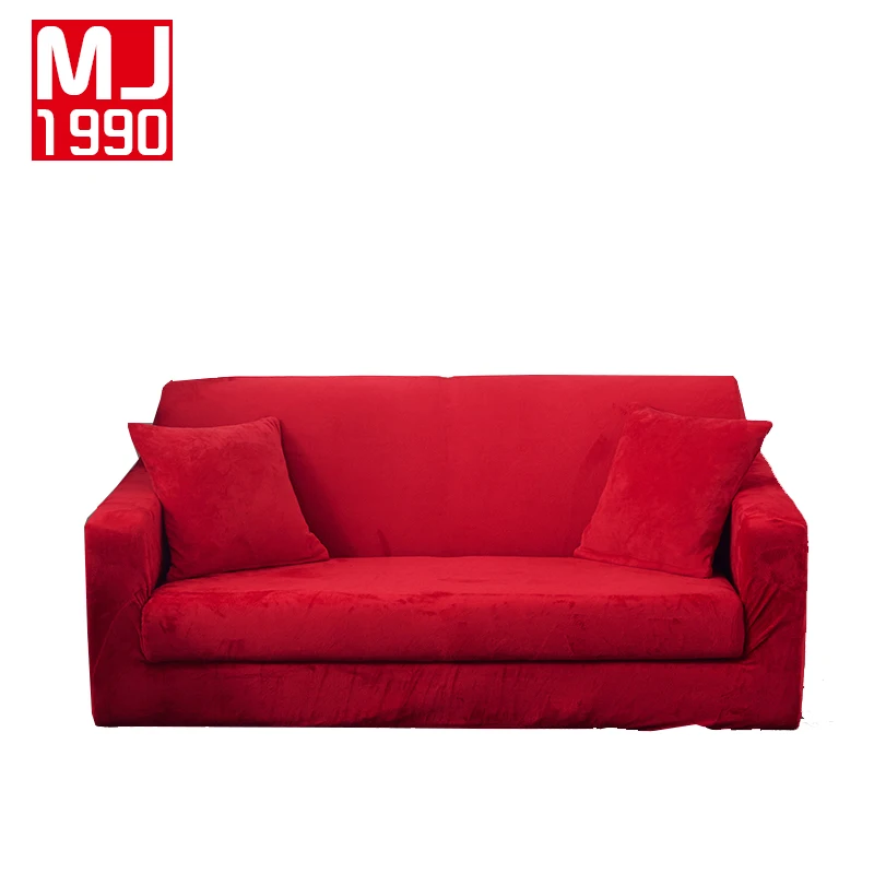 Plush Fabirc Sofa Cover Thick Slipcover Couch Sofacovers Stretch Elastic Cheap Covers Towel Wrap Covering 1/2/3/4 Seater | Дом и сад