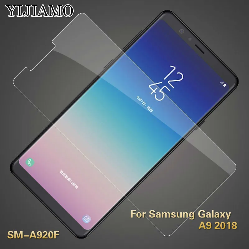 Защитная пленка для Samsung Galaxy A9 2018 защита экрана 9H твердое закаленное стекло чехол