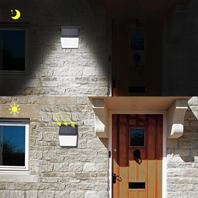

LED Solar Power PIR Motion Sensor Wall Light 88LED Outdoor Waterproof Energy Saving Street Yard Path Home Garden Security Lamp