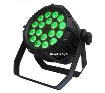 

4pcs Aluminum par led 18x15w led uplights 5in1 par cans led lights wash wall light par light ip65