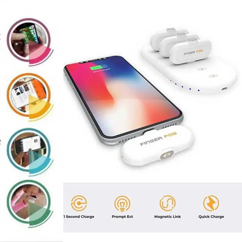 

Universal Wireless Fast Charger Packs Three Adapter One Magnetic Stander Charging Cable-Micro USB+Lignting+Type-C Adapter