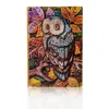 1PCS Vintage Thick Handmade Leather Carving Owl Bullet Notebook Journal Cute Sketchbook Paper Weekly Planner Accessories 01663 ► Photo 2/6