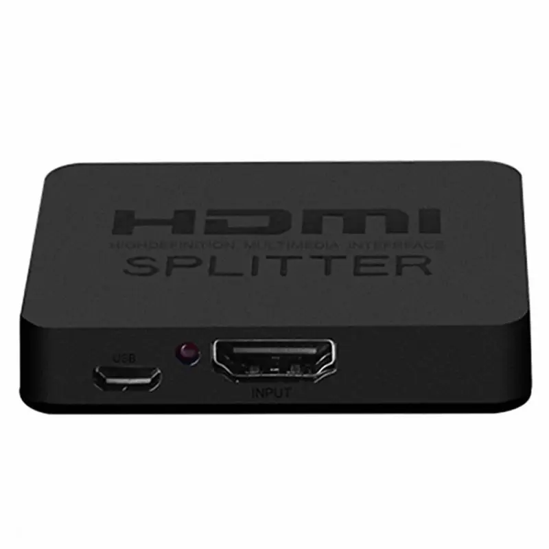HDMI сплиттер 1x2 1 вход 2 выхода усилитель коммутатор Box Hub поддержка 4KX2K 3D 2160p 1080p (один