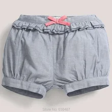 Высокое качество тканые хлопковые брюки новые для маленьких девочек повседневные брюки детские брендовые Bebe пляжные шорты Детские Летняя одежда для маленьких девочек