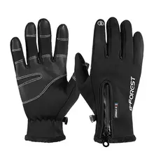 PU Сенсорный экран лыжные перчатки Зимние мотоциклетные Водонепроницаемый Снег ветрозащитный для кемпинга для отдыха, приятные на ощупь варежки для теплая верхняя одежда опора