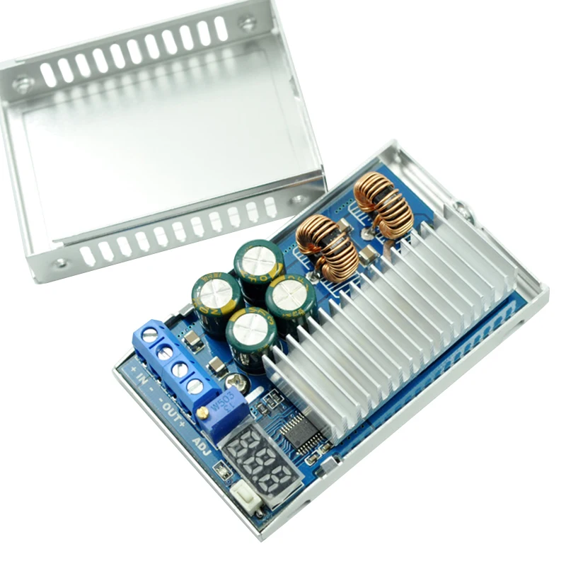 

1pc Automatic DC-DC 5A Power Module Step Up and Down Regulator Module High Voltage Adjustable Stabilizer 5A Power Module for Car