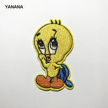 

Chick Cartoon animation character clothing patch Iron on Embroidered Sewing