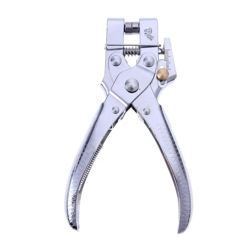 

Multifunctional Hole Punch Plier Belt Hole Puncher With 100Pcs Eyelet Cloth Punch Eyelet Button Leather Card Shoe Sewing Machine
