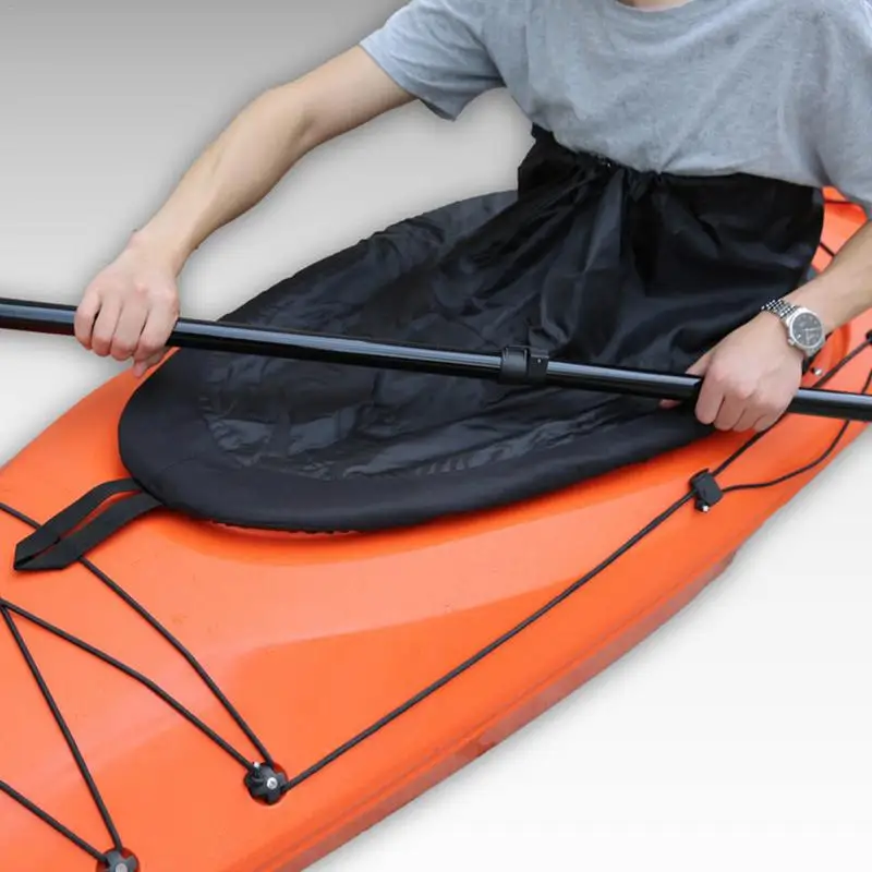 

Cockpit Style Adjustable Kayak Canoe Boat Cockpit Spray Skirt Deck Cover for Flatable Fishing Boat Dinghy Accessories