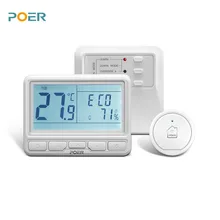 Thermostat numérique sans fil, thermostat intelligent, régulateur de température pour chaudière, chauffage de l'eau au sol