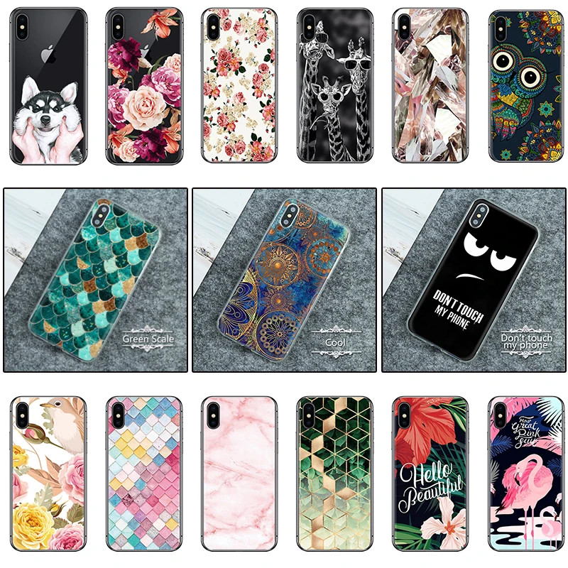 Shockproof Phone Case For Nokia 7.1 3.1 Plus X7 9 Delicate Cartoon Art Painted Soft |