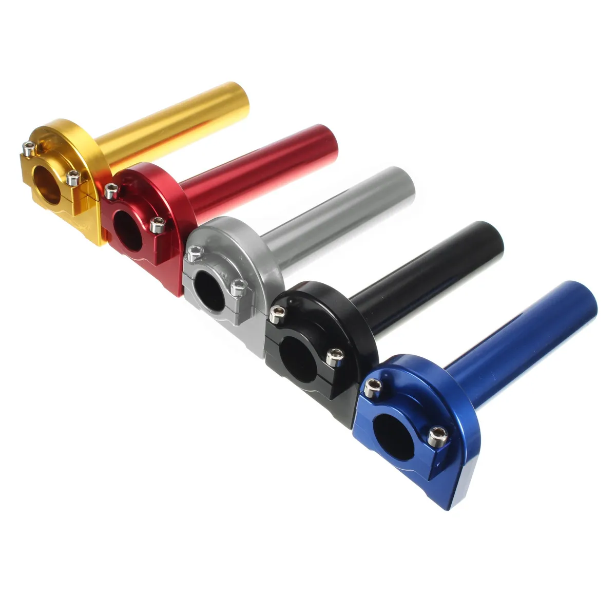 

Universal 22mm 7/8" Accelerator Throttle Twist Grips Handlebar CNC Aluminum for Motorcycle Moped Scooter