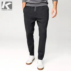 Осенние мужские повседневные спортивные брюки черный Drak серый цвет карман для человека модные джоггеры тренировочные брюки 2018 мужская