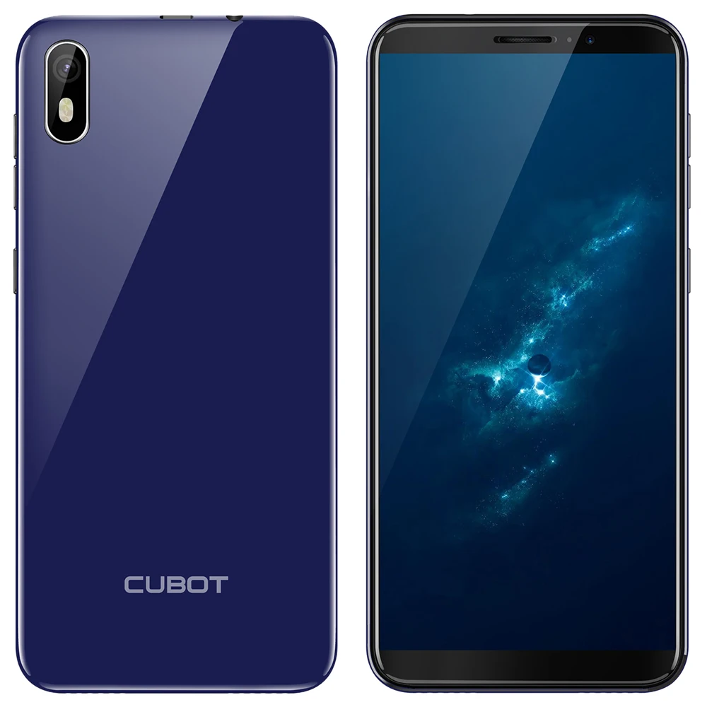 Newest Cubot J5 3G Smartphone 5.5'' Android 9.0 MT6580 Quad Core 1.3GHz 2GB RAM 16GB ROM 5.0MP Fingerprint 2800mAh Cellphones