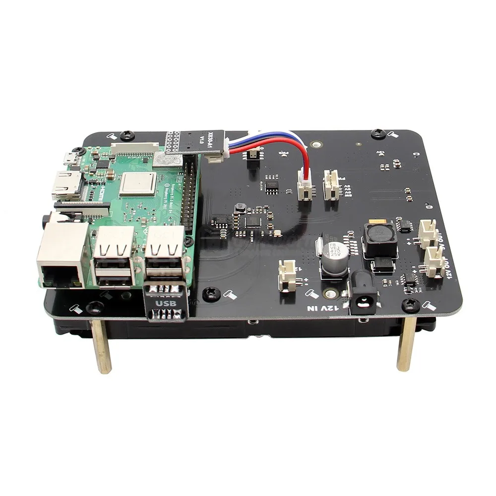 Raspberry Pi X830 V2.0 Плата расширения HDD с функцией безопасного отключения + адаптер