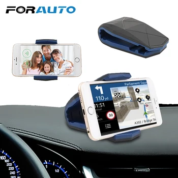 

FORAUTO Car Dashboard Mount Bracket Vehicle-mounted Mobile Scaffold Alligator Clip Phone Holder Stand Universal Adjustable