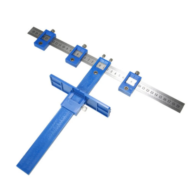 

Adjustable Multi-function Drill Punch Locator Furniture Woodworking Joinery Hand Tools Woodworking Drilling Dowelling Hole Saw