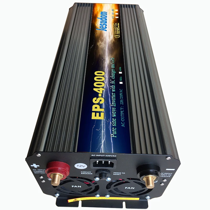 

UPS Inverter 4000W Pure Sine Wave Inverter with Charger 24V48v DC to AC 220V 230V 240V 50hz 60hz Solar Power Inverter