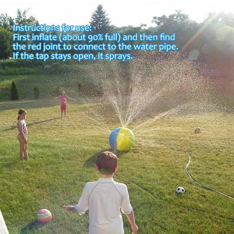 75 см детские летние надувные распылитель воды экологические шары Открытый Спорт Одежда заплыва вечерние дети играют надутые игры игрушка
