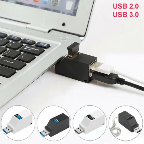 Высокоскоростной 3 портовый USB 2 0/3 0 мульти концентратор разветвитель расширения