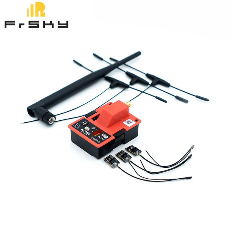 

FrSky R9M 900MHz Long Range Transmitter Module & 3X R9 MM 4/16CH Receiver with R9MM T Antenna Combo for Drone Quadcopter