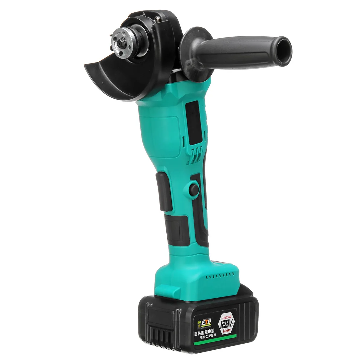 

18V Cordless Brushless Grinder with 3.0Ah Rechargable Lithium Li-ion Battery 100mm Angle Grinding Cutting Machine Kit Box