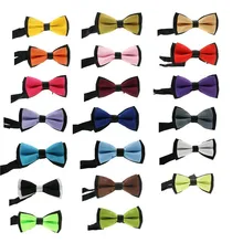 Классическая Детская Бабочка для костюма, модный Одноцветный регулируемый галстук-бабочка для маленьких мальчиков, Chlidren Patched Tone, ошейник для собак и кошек