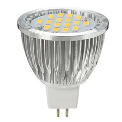 ARILUX MR16 4,5 W 5730 15 SMD затемнения светодиодный чистый белый теплый белое пятно Lightting лампы энергосберегающие AC/DC 12 V для дома