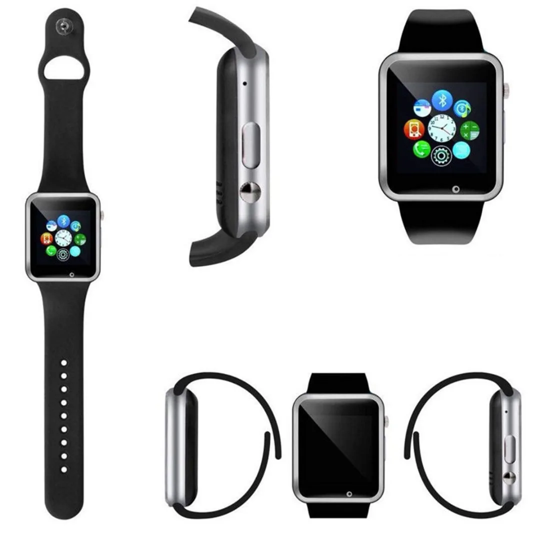 bluetooth Smart Wrist Watch SIM Slot For Samsung For  Cell phone Men Women WristWatch A1 Fashion Colorful bluetooth Smart Watch