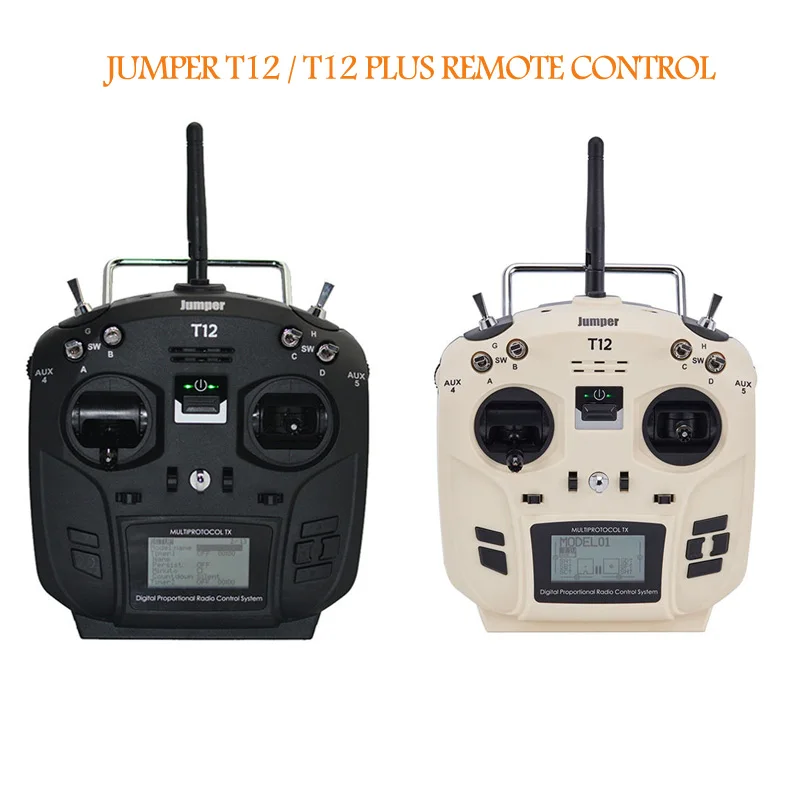 

Jumper T12 / T12 Plus Radio Transmitter Remote Control w/ JP4-in-1 RF Module For Flysky Frsky RC Drone Racing FPV Parts Accs