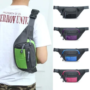 

2019 New Brand Fashion Waterproof Sport Runner Waist Bum Bag Running Jogging Belt Pouch Zip