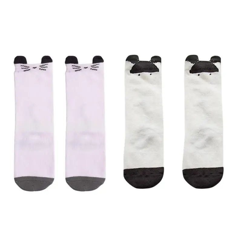 Cute Baby Socks Cartoon Cat Paw Print Feet Wear Soft Cotton Newborn Baby Warm Socks leg cover Kids Infants guard Footwear